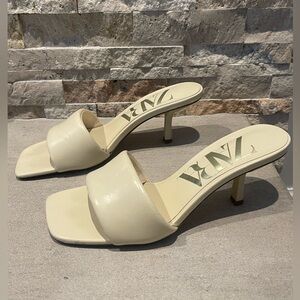 Zara Kitten Heel - cream color
